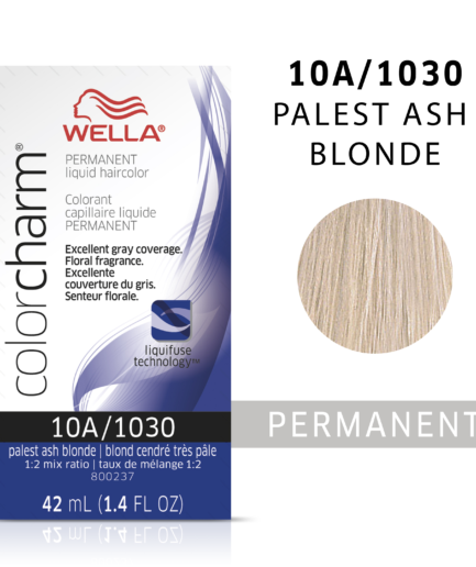 Palest Ash Blonde colorcharm Liquid Permanent Hair Color