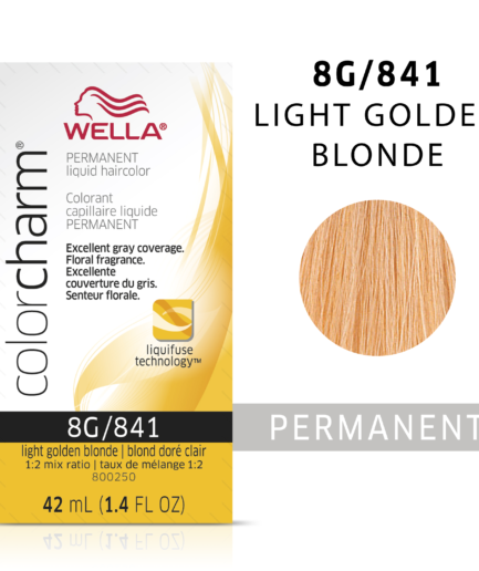 Light Golden Blonde colorcharm Liquid Permanent Hair Color