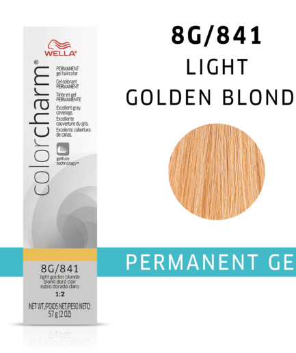 Light Golden Blonde colorcharm Gel Permanent Hair Color