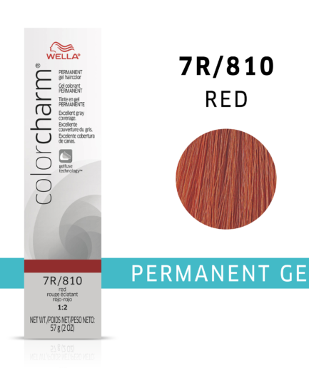 Red colorcharm Gel Permanent Hair Color