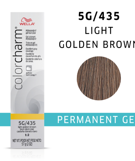 Light Golden Brown colorcharm Gel Permanent Hair Color