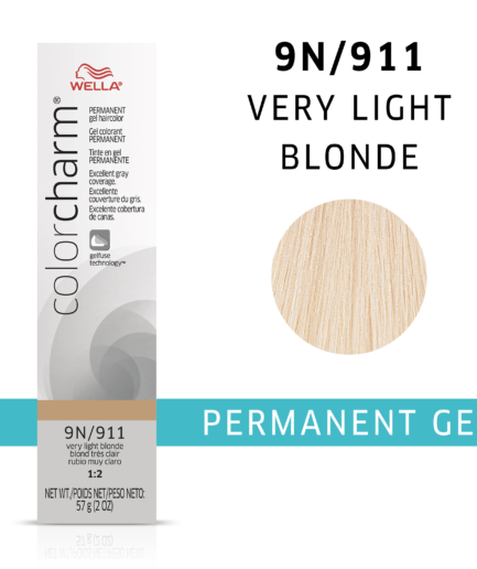 Very Light Blonde colorcharm Gel Permanent Hair Color