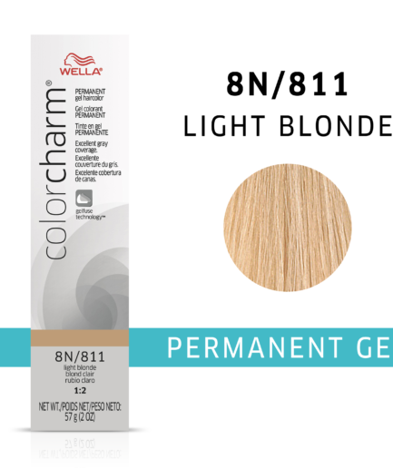 Light Blonde colorcharm Gel Permanent Hair Color