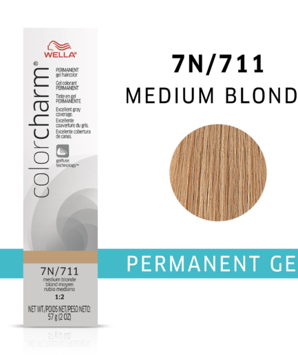 Medium Blonde colorcharm Gel Permanent Hair Color