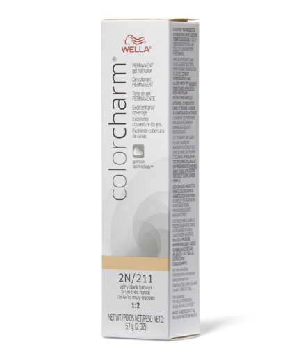 Very Dark Brown colorcharm Gel Permanent Hair Color