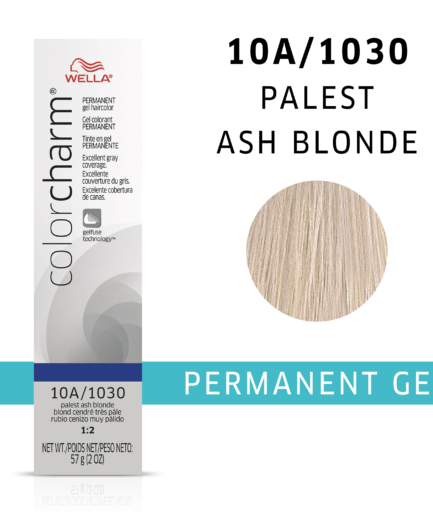 Palest Ash Blonde colorcharm Gel Permanent Hair Color