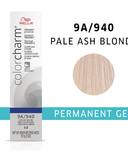 Pale Ash Blonde colorcharm Gel Permanent Hair Color