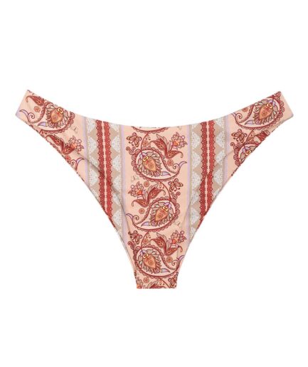 Printed Ethnic Bikini Bottom L Light coffee