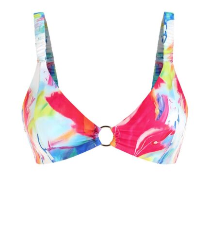 O Ring Elastic Straps Bikini Top M Multi a