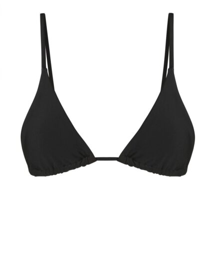 ZAFUL Bralette Plain String Bikini Top M Black