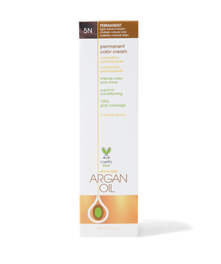 Argan Oil Permanent Color Cream 5N Light Natural Brown