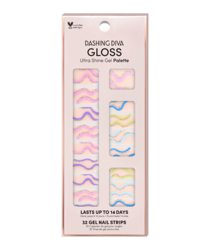 Spring Swirl Rainbow Edit Ultra Shine Gel Strips