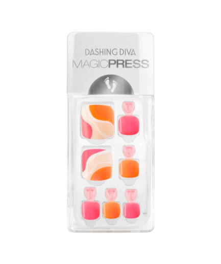 Magic Press Pedicure Orangesicle