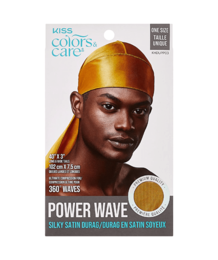 Gold Power Wave Satin Durag