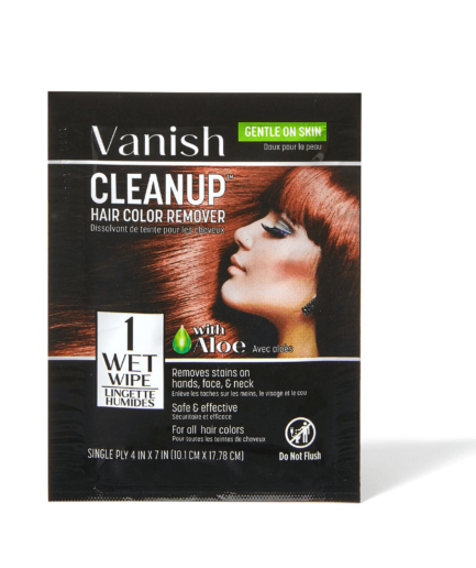 Clean Up Hair Color Remover Wipes 1ct