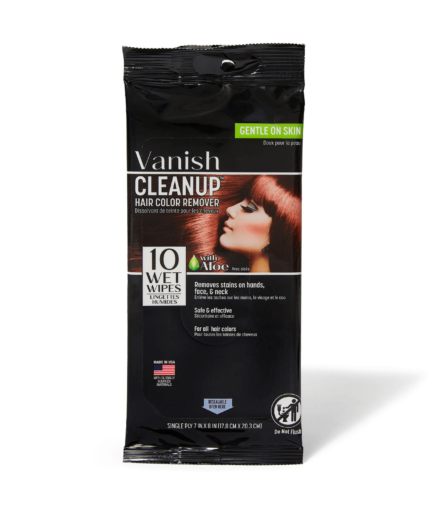 Clean Up Hair Color Remover Wipes 10ct