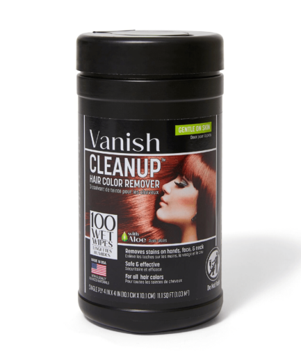 Clean Up Hair Color Remover Wipes 100ct