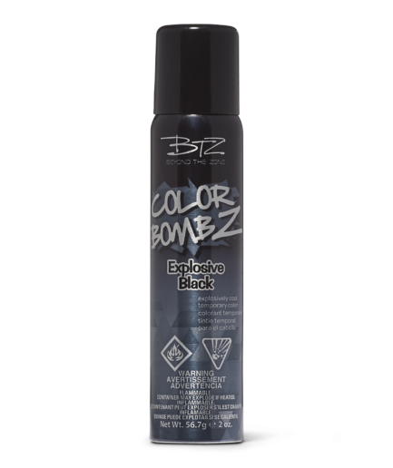 Explosive Black Temporary Hair Color Spray