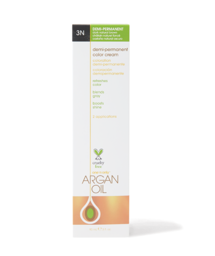 Argan Oil Demi Permanent Color Cream 3N Dark Natural Brown