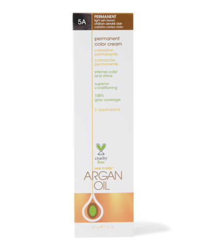 Argan Oil Permanent Color Cream 5A Light Ash Brown