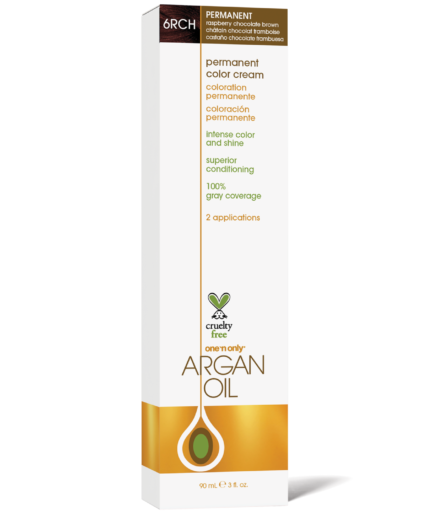 Argan Oil Permanent Color Cream 6RCH Raspberry Chocolate Brown