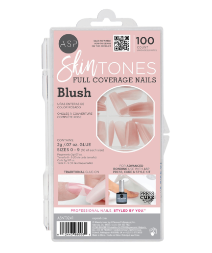 Blush Full Coverage Skin Tone Nails