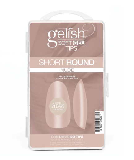Soft Gel Tips 120 CT Short Round