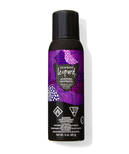 Achieving Grapeness Temporary Hair Color Spray