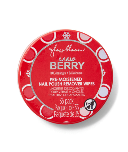 Snow Berry Nail Polish Remover Wipes 35 ct