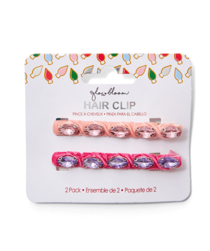 Jeweled & Velvet Hair Clips
