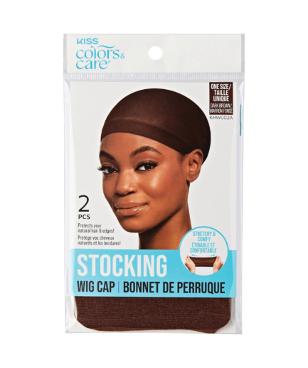 Dark Brown Wig Cap 2pc