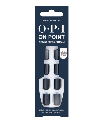 OPI Midnight Mantra Press-On Nails