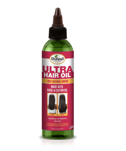 Ultra Hair Oil Made With Basil & Castor Oil 8 FL OZ