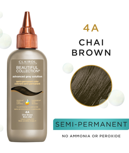 4A Chai Brown Semi Permanent Hair Color