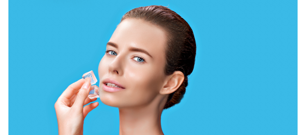 Apply ice in the morning