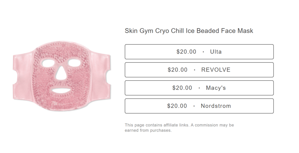 Cryo Chill Ice Mask